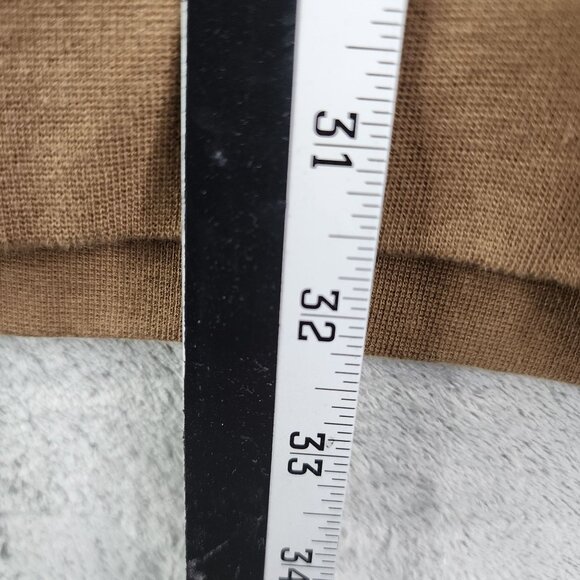 Men's Brown Arizona Jean Co. Pullover Sweatshirt 1/4 Zip Long Sleeve Size 2XL - Picture 9 of 10